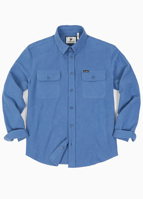 Men's Double Brushed CPO-Inspired Lightweight Flannel Shirt