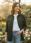 Women's Double Brushed Midweight Flannel Shirt