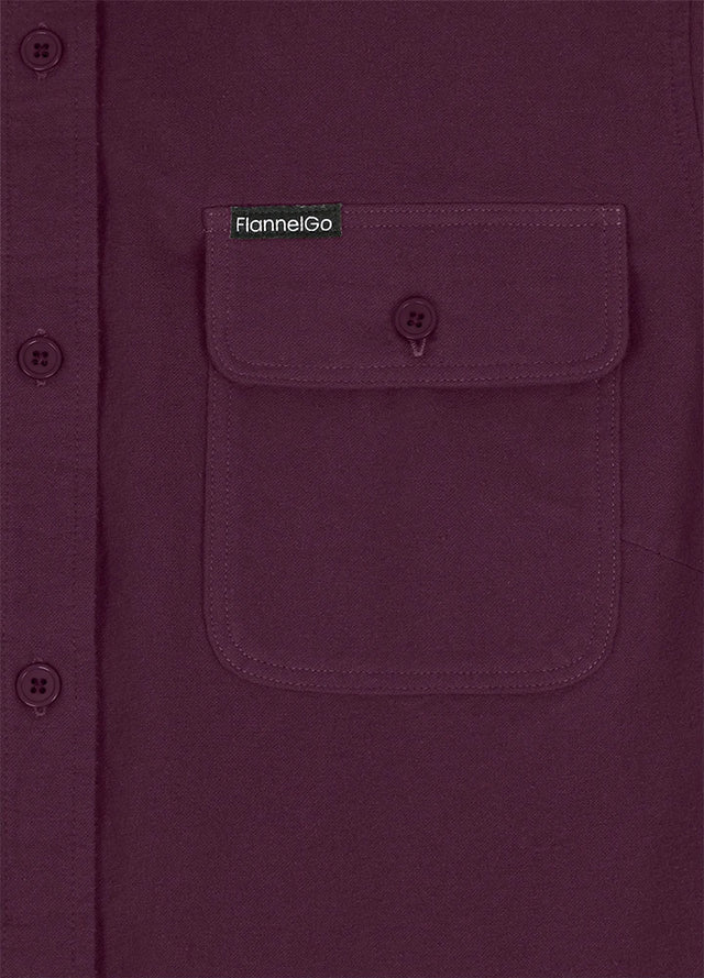 Women's Double Brushed Midweight Flannel Shirt