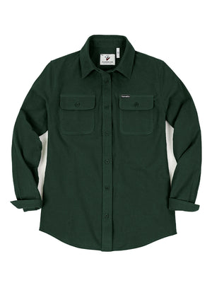 Women's Double Brushed Midweight Flannel Shirt