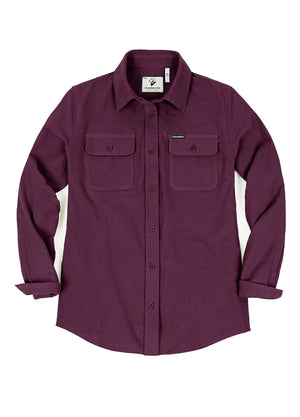 Women's Double Brushed Midweight Flannel Shirt