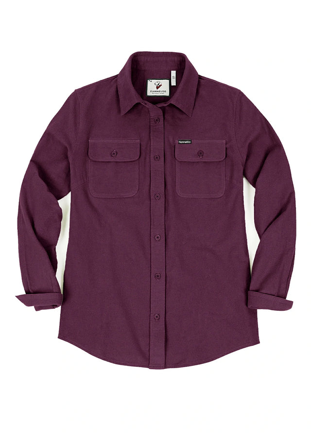 Women's Double Brushed Midweight Flannel Shirt