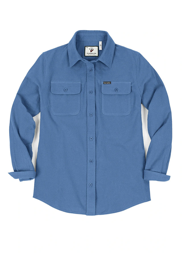 Women's Double Brushed Midweight Flannel Shirt