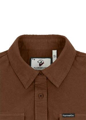 Women's Double Brushed Midweight Flannel Shirt