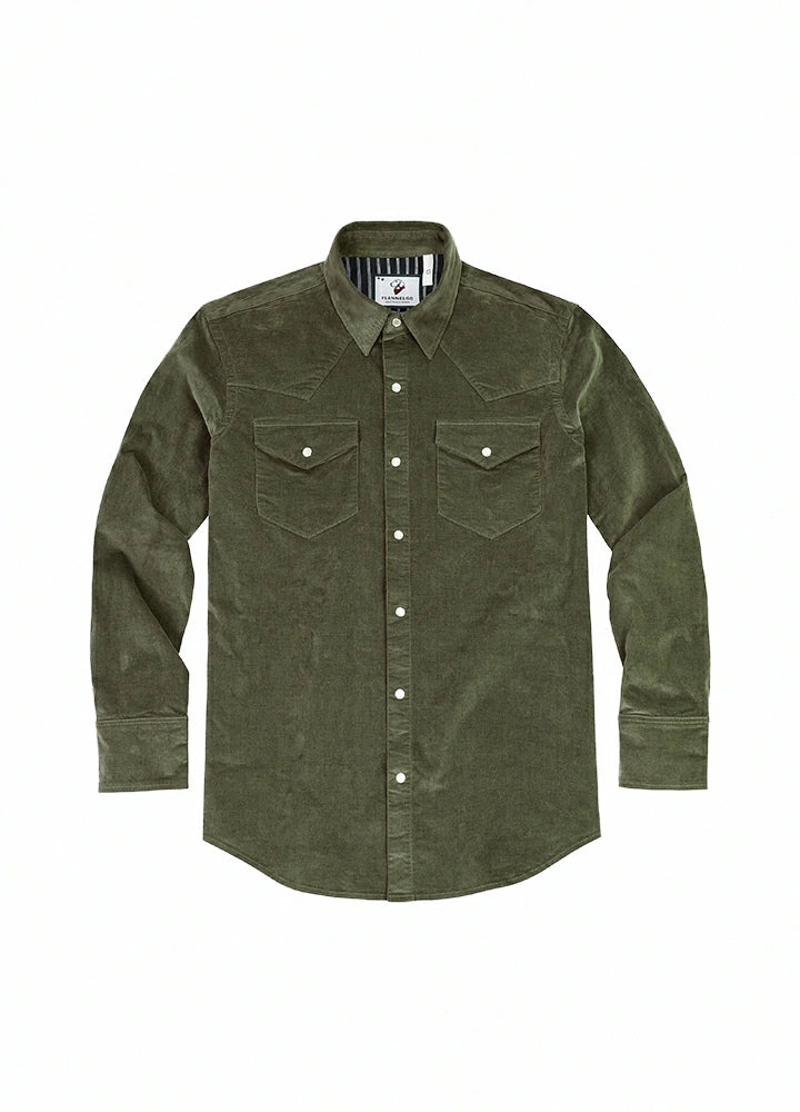 Kids Ranger Corduroy Western Shirt
