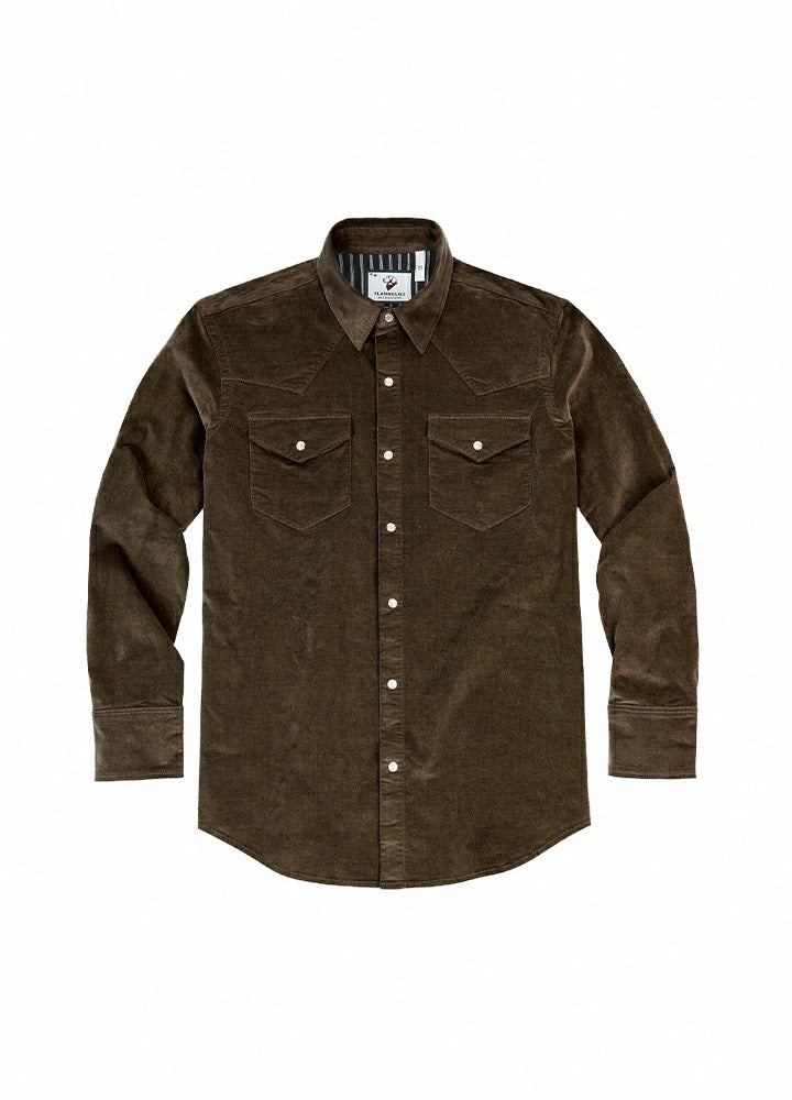 Kids Ranger Corduroy Western Shirt
