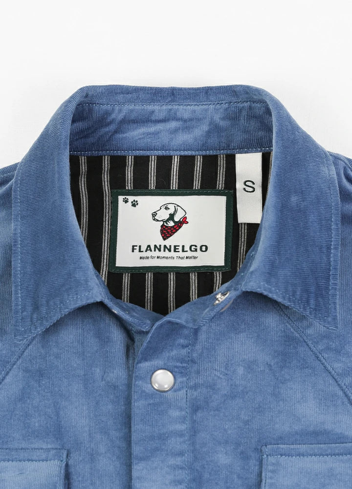 Kids Ranger Corduroy Western Shirt