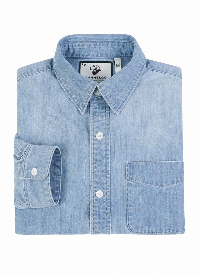 Men's Cloud-Soft Lightweight Denim Shirt