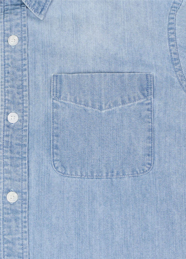 Men's Cloud-Soft Lightweight Denim Shirt