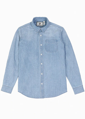 Men's Cloud-Soft Lightweight Denim Shirt