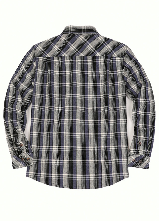 Men's Stalwart Heavyweight Flannel Shirts,10.6oz