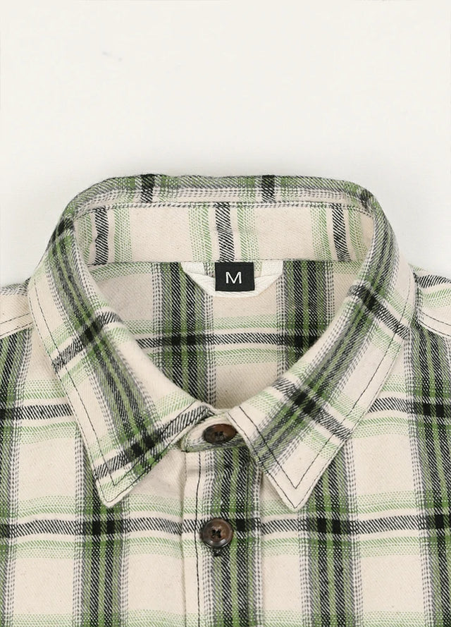 Men's Stalwart Heavyweight Flannel Shirts,10.6oz
