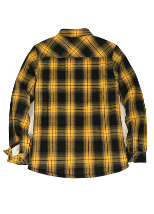 Women's Sherpa Lined Flannel Shirt Jacket, Button Down