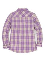 Women's Flannel Shirt Jacket,Sherpa-Lined Plaid