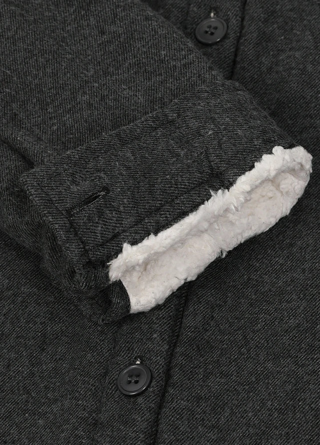 Women's Flannel Shirt Jacket,Sherpa-Lined Plaid