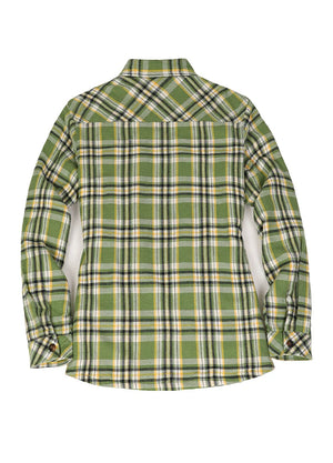 Women's Cozy Flannel Shirt Jacket,Sherpa-Lined Jacket