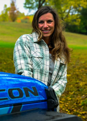 Women's Cozy Flannel Shirt Jacket,Sherpa-Lined Jacket