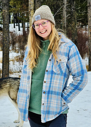 Women's Sherpa Lined Flannel Shirt Jacket, Button Down