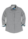 Women's Wildlife Adventure Solid Flannel Shirt