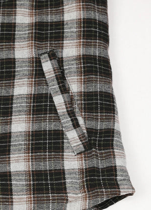 Women's Sherpa Lined Flannel Jacket with Hood, Button Up Plaid