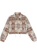 Echorize Aztec Cropped Jacket