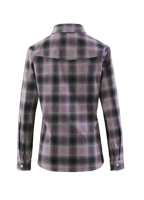 Timetrails Women's Plaid Flannel Shirt