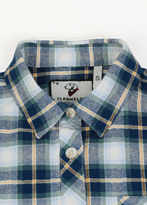 Timetrails Women's Acid Washed Plaid Flannel Shirt