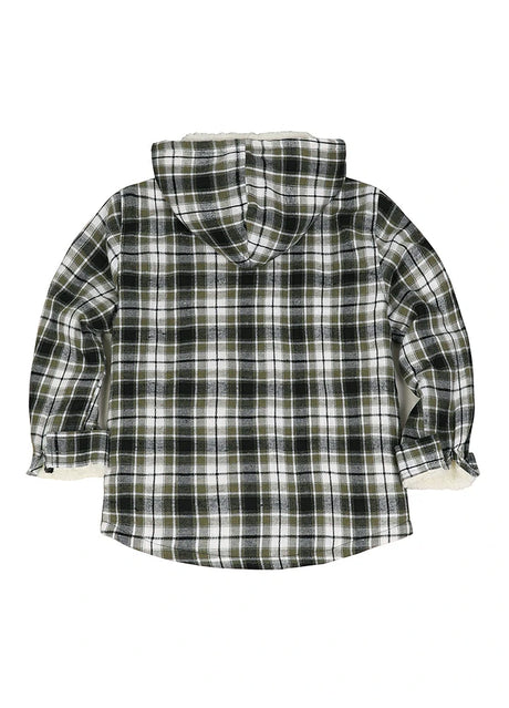 Boy s Flannel Hoodies FlannelGo
