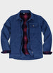 Men’s Breezy Casual Flannel Lined Shirt Jacket