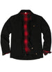 Men’s Breezy Casual Flannel Lined Shirt Jacket