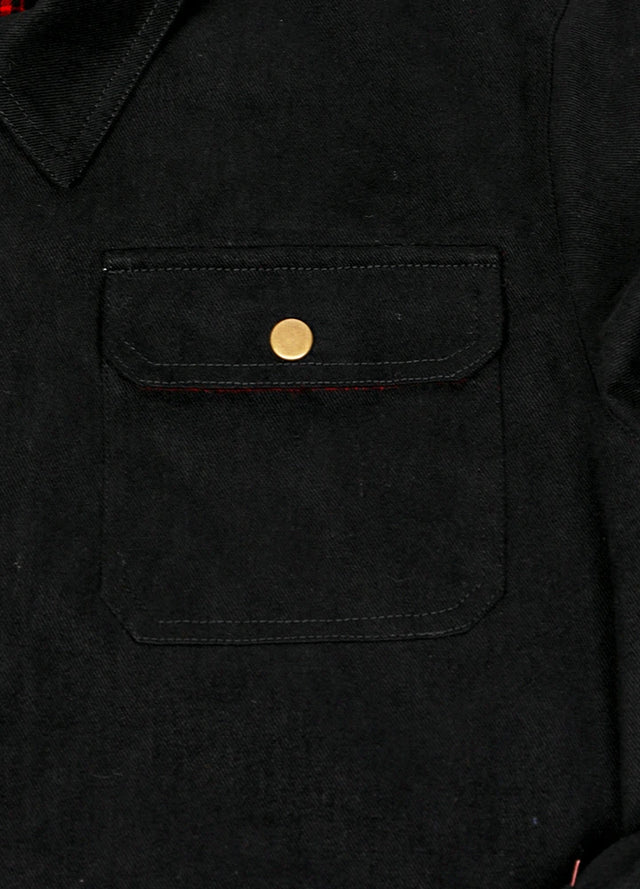Men’s Breezy Casual Flannel Lined Shirt Jacket