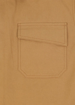 Men's Workwear Inspired Flannel Lined Utility Shacket, 8.3 oz