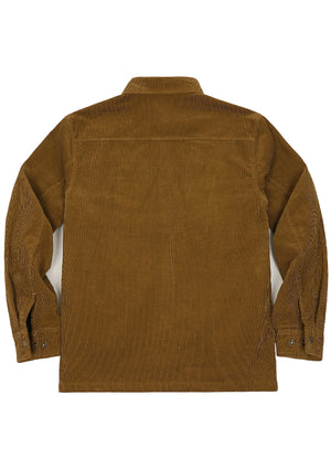 Men's Corduroy Flannel Lined Shirt Jacket,Utility Shacket