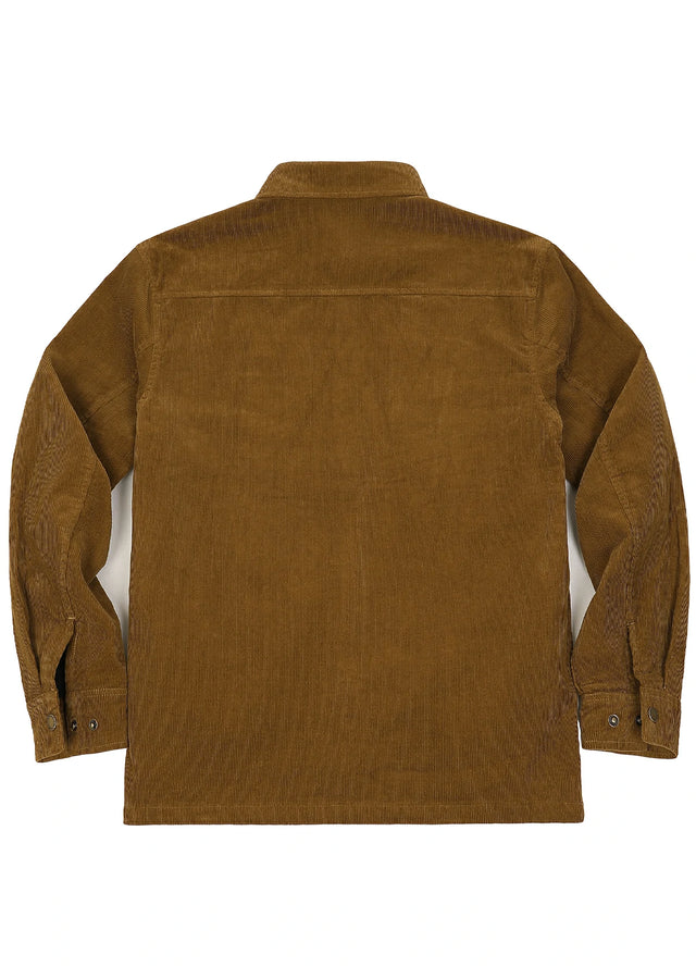 Men's Corduroy Flannel Lined Shirt Jacket,Utility Shacket