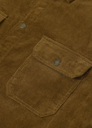 Men's Corduroy Flannel Lined Shirt Jacket,Utility Shacket