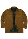 Men's Corduroy Flannel Lined Shirt Jacket,Utility Shacket