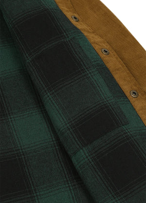 Men's Corduroy Flannel Lined Shirt Jacket,Utility Shacket