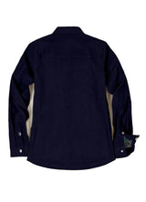 Women's Boyfriend Fit Flannel-Lined Long-Sleeve Corduroy Shirt Jacket