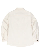 Women's Boyfriend Fit Flannel-Lined Long-Sleeve Corduroy Shirt Jacket
