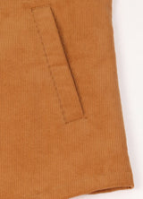 Women's Boyfriend Fit Flannel-Lined Long-Sleeve Corduroy Shirt Jacket