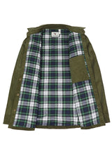 Women's Boyfriend Fit Flannel-Lined Long-Sleeve Corduroy Shirt Jacket