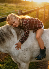 Kids Wildlife Adventure Flannel Plaid Shirt