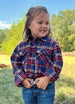Toddler Wildlife Adventure Flannel Plaid Shirt