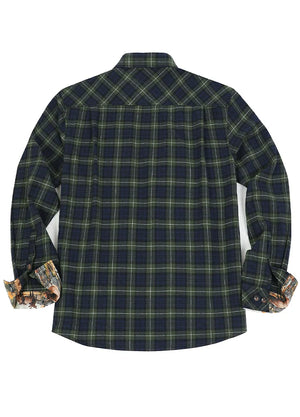 Men's Wildlife Adventure Flannel Plaid Shirt