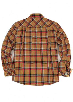 Men's Wildlife Adventure Flannel Plaid Shirt