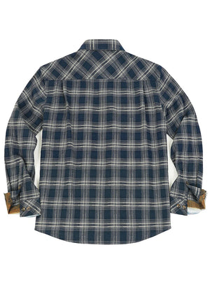 Men's Wildlife Adventure Flannel Plaid Shirt