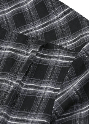 Men's Wildlife Adventure Flannel Plaid Shirt