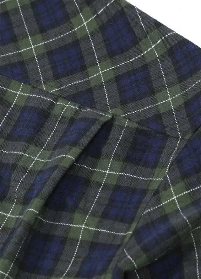 Men's Wildlife Adventure Flannel Plaid Shirt