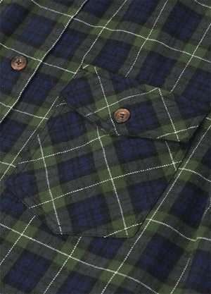 Men's Wildlife Adventure Flannel Plaid Shirt