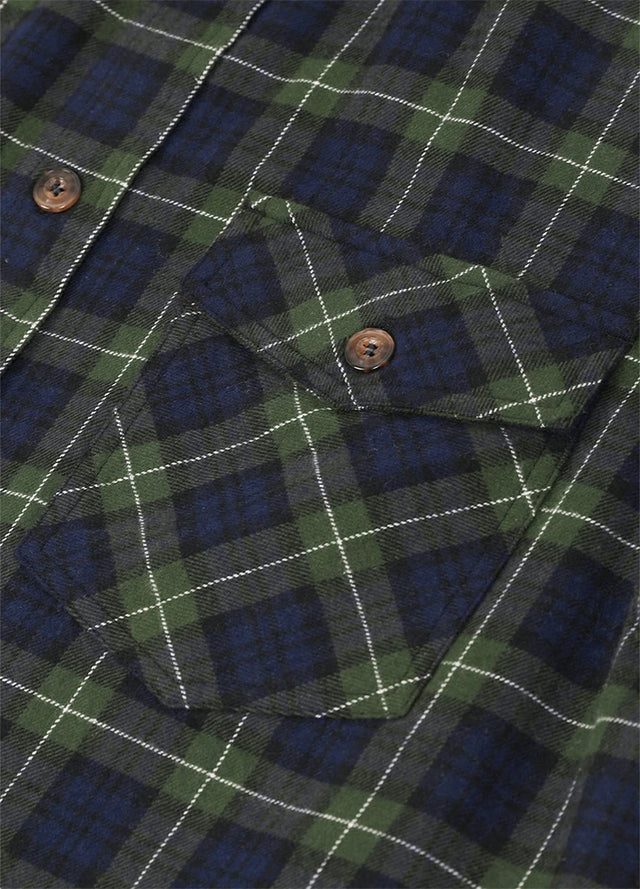 Men's Wildlife Adventure Flannel Plaid Shirt